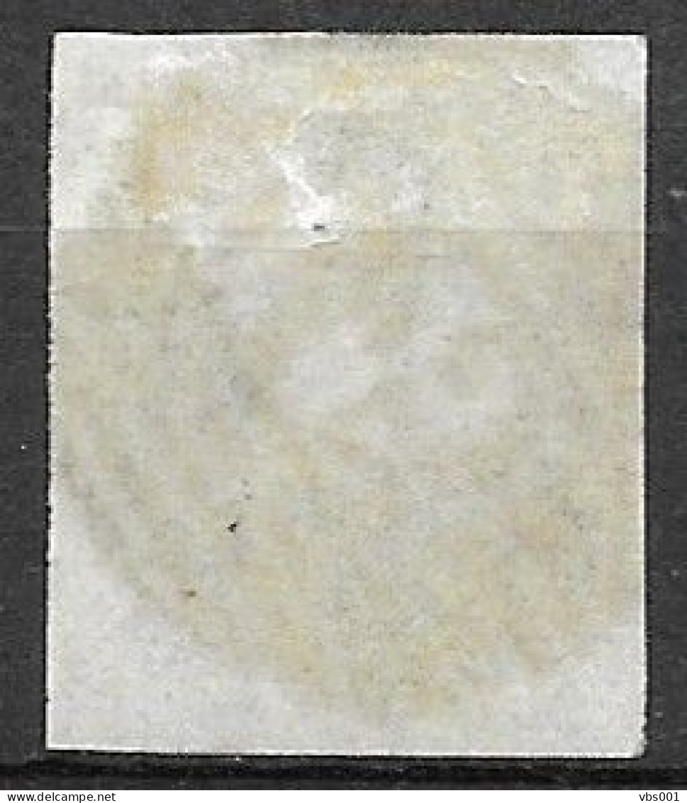 OBP11 Met 4 Randen En Met Balkstempel P45 Gand 14B ( Zie Scans) - 1858-1862 Medaillen (9/12)
