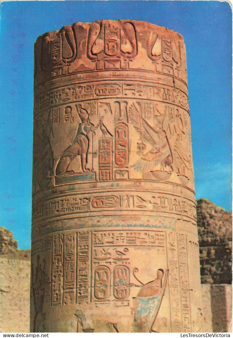 EGYPTE - Kom Ombo - Details Of A Column From Kom Ombo Temple - Carte Postale - Otros & Sin Clasificación