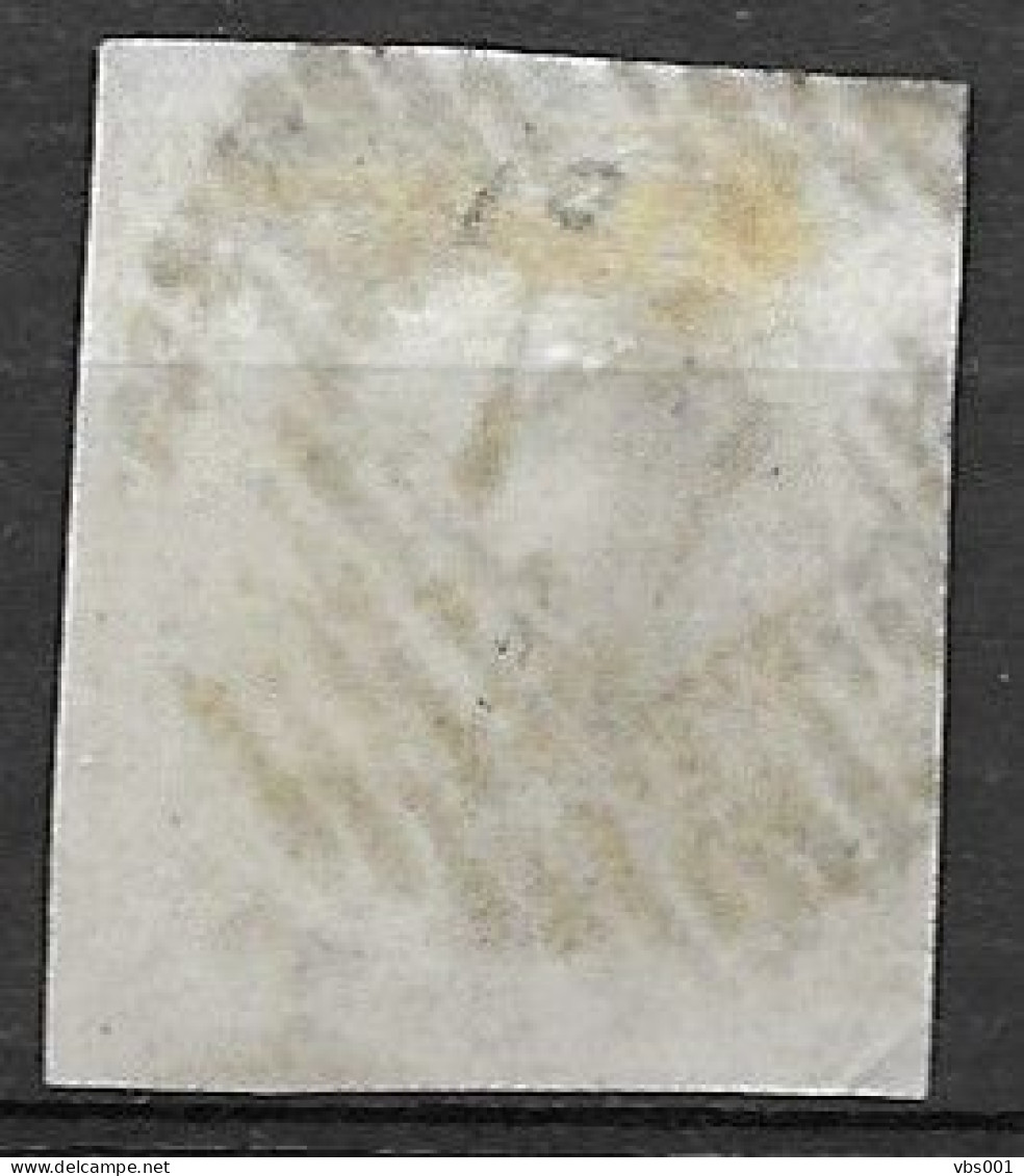 OBP10 Met 4 Randen En Met Balkstempel P47 Gembloux ( Zie Scans) - 1858-1862 Medaglioni (9/12)