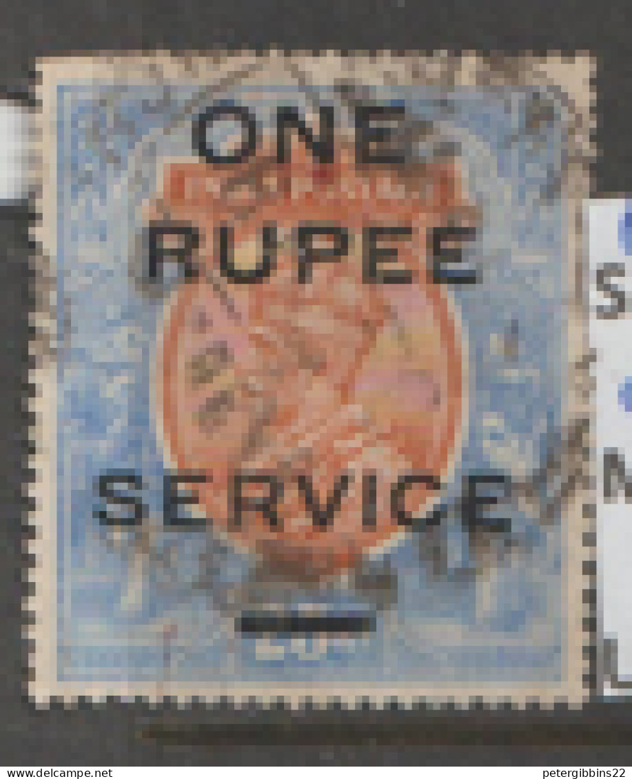 India Service  1925  SG  0103  1Rupee   Surcharge Fine Used - 1911-35 Roi Georges V