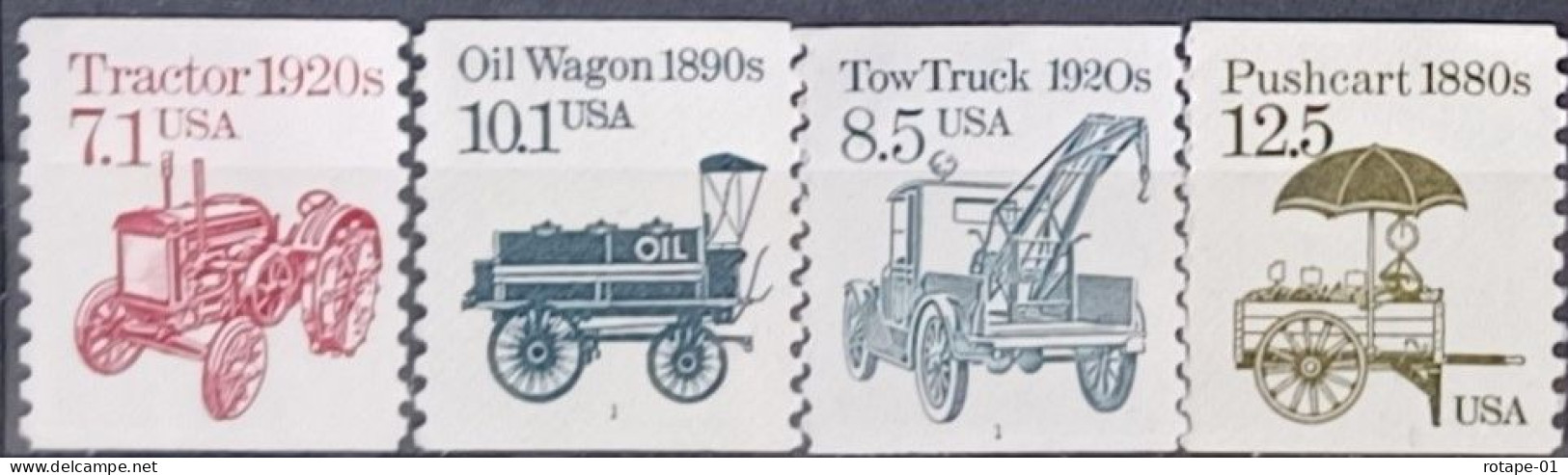 Etats Unis  1985,87,  YT N°1573,75,1704-05  **,  Cote YT 1,9€ - Unused Stamps