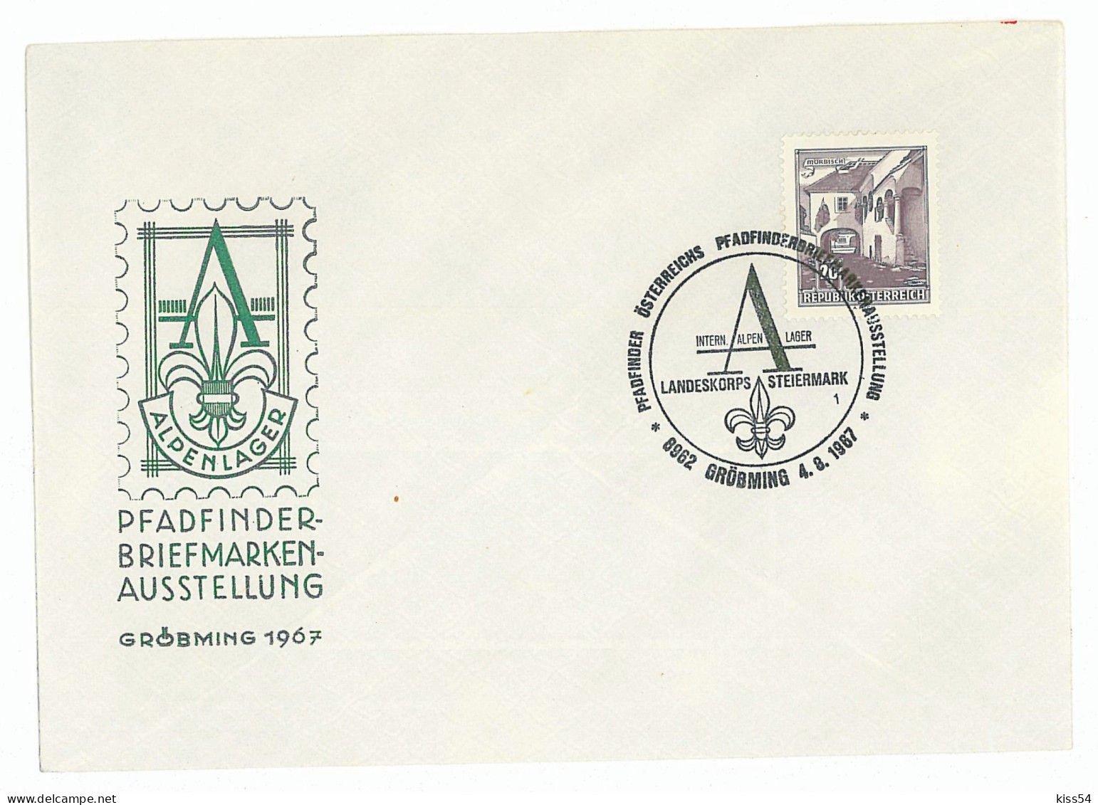 SC 19 - 1025 AUSTRIA, Scout - Cover - 1967 - Covers & Documents