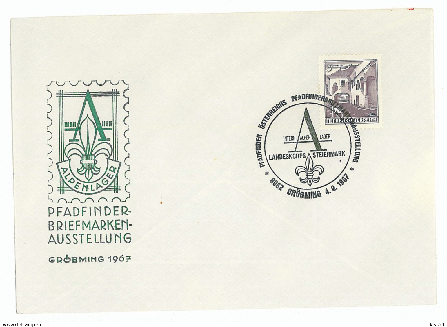 SC 19 - 1025 AUSTRIA, Scout - Cover - 1967 - Briefe U. Dokumente