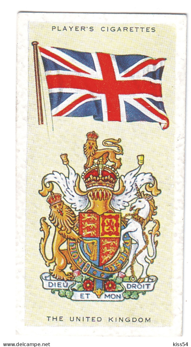 FL 18 - 45-a UNITED KINGDOM National Flag & Emblem, Imperial Tabacco - 67/36 Mm - Objets Publicitaires