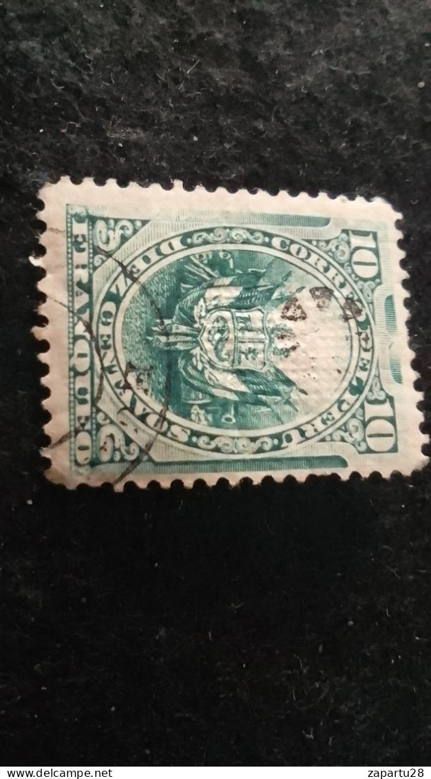 PERU- 1880--1900-   10  C      DAMGALI - Peru