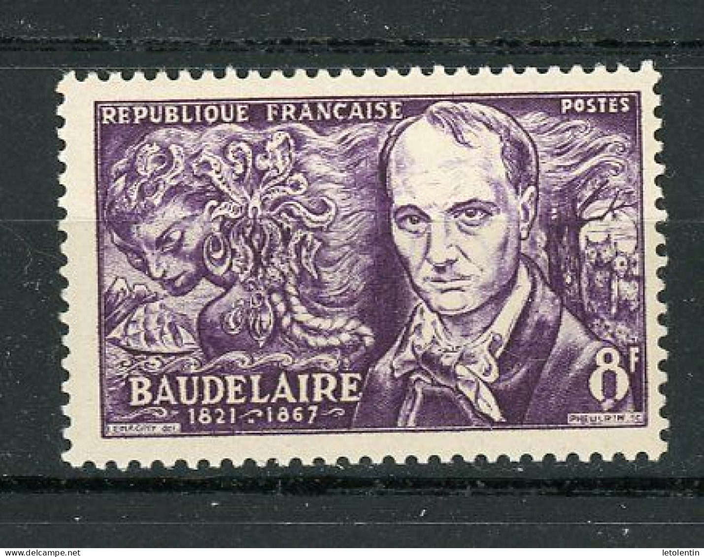 FRANCE : BAUDELAIRE - N° Yvert 908 ** - Neufs