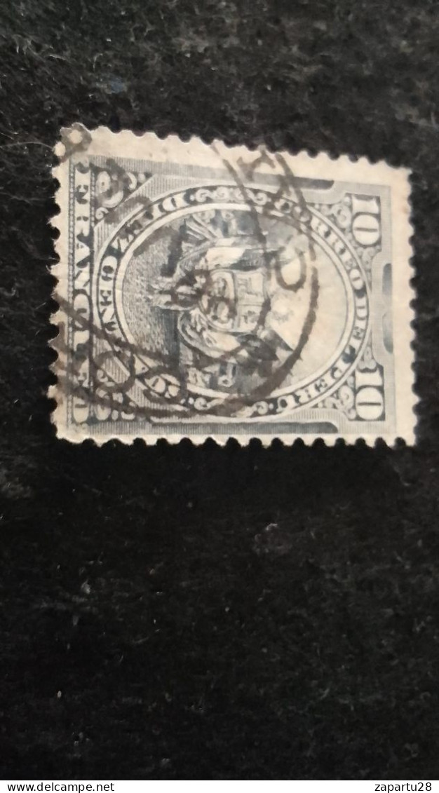 PERU- 1880--1900-   10  C      DAMGALI - Perù