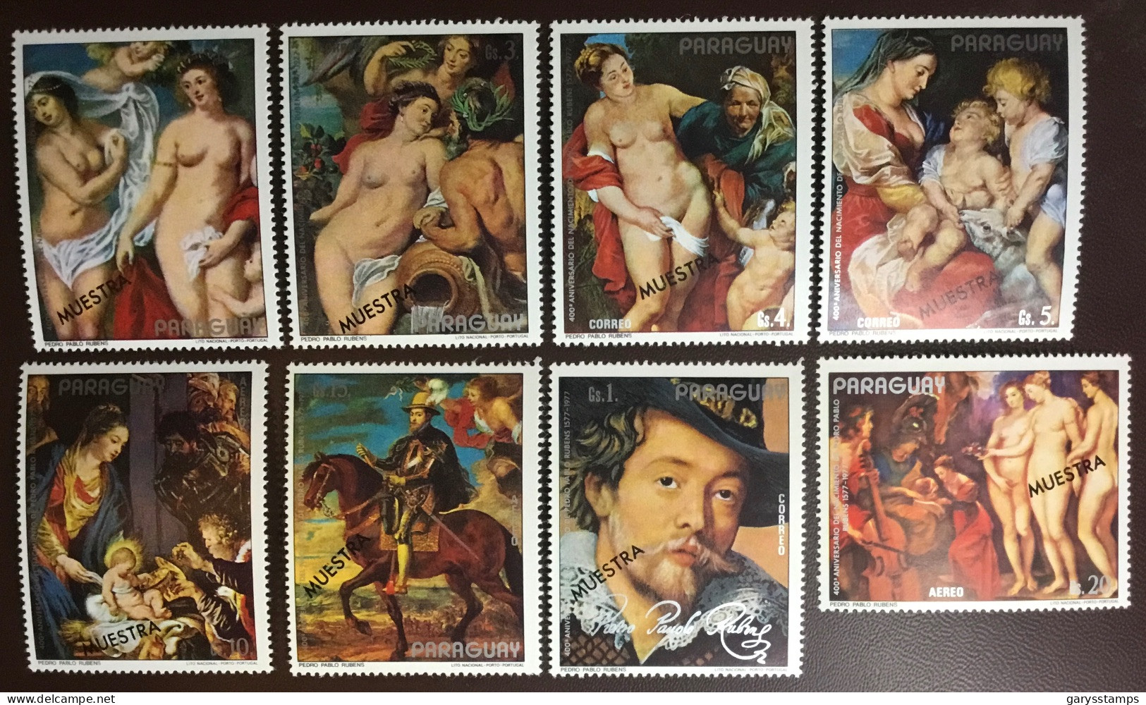 Paraguay 1978 Rubens Anniversary Specimen MNH - Paraguay