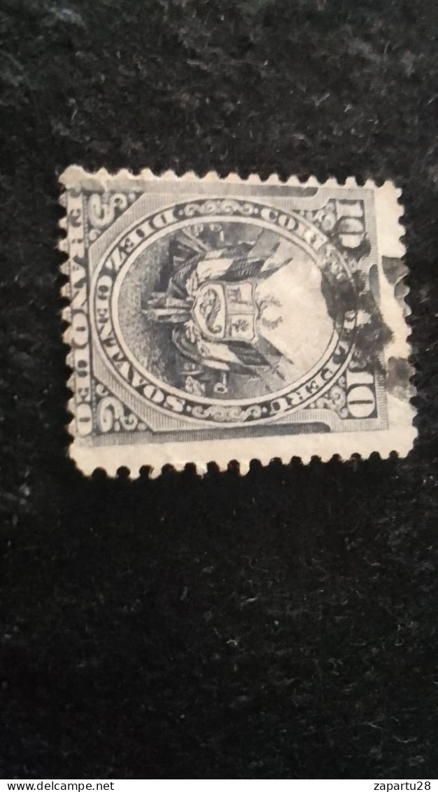 PERU- 1880--1900-   10  C      DAMGALI - Peru