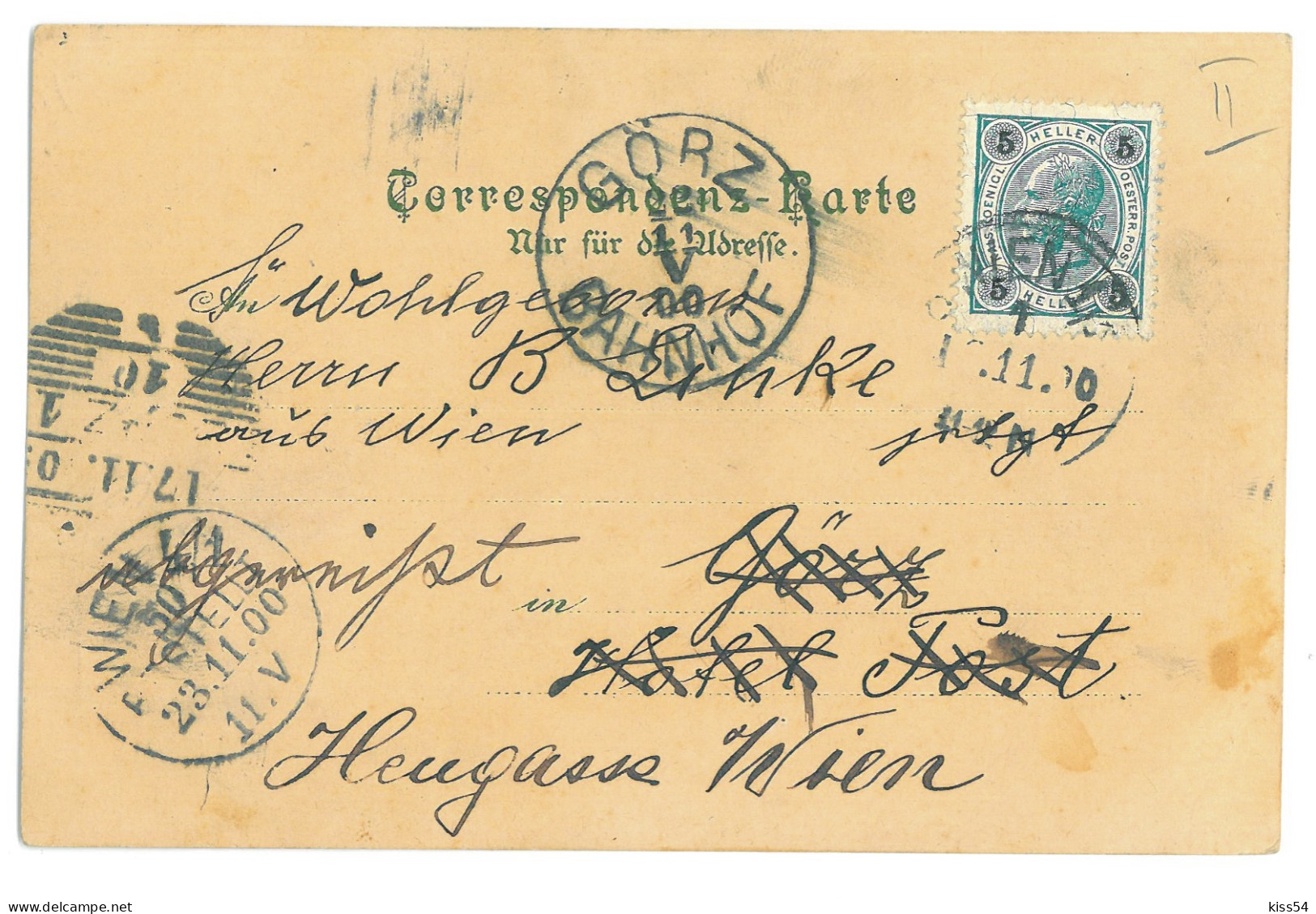 AUS 4 - 17304 WIEN, Litho, Austria - Old Postcard - Used - 1900 - Églises