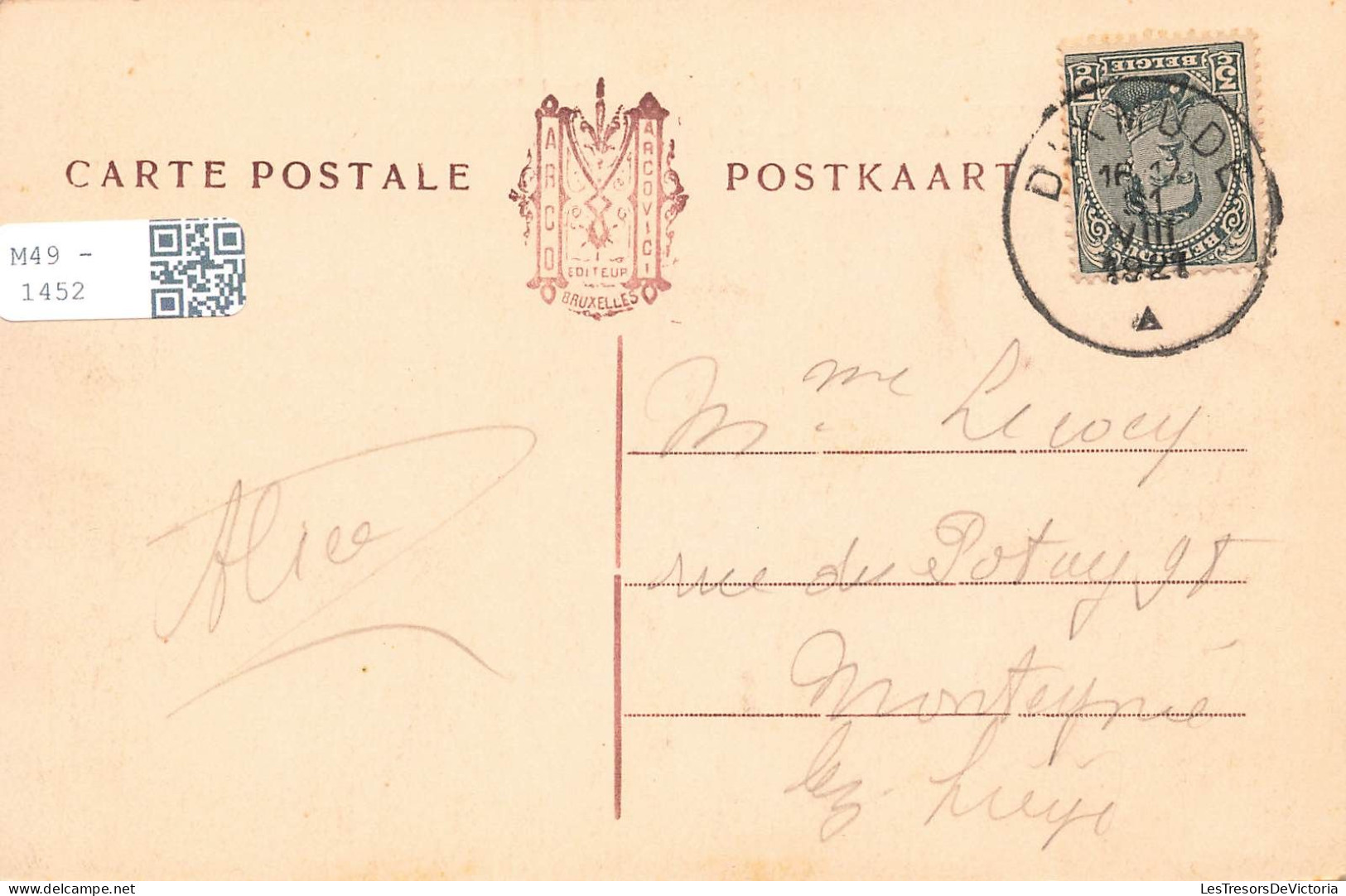 MILITARIA - Dixmude 1914-18 - Souvenir De La Guerre - Canal D'Handzaeme - Carte Postale Ancienne - Weltkrieg 1914-18