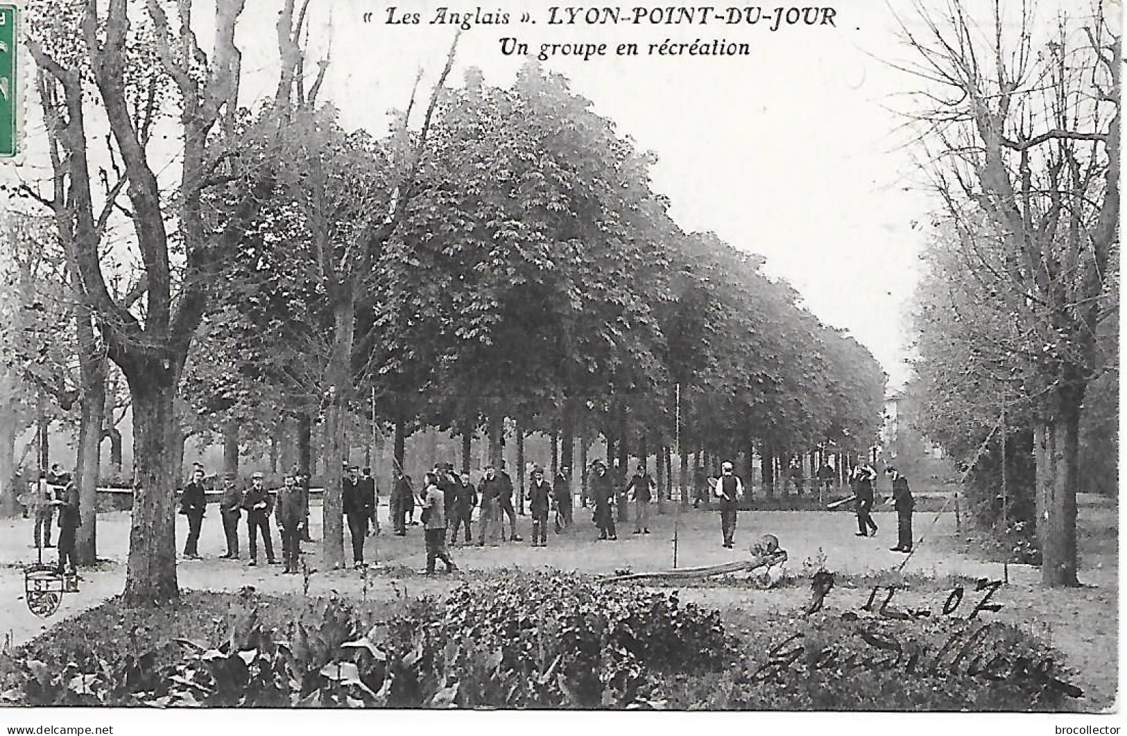 LYON ( 5eme ) - POINT Du JOUR - Les Anglais - Un Groupe En Récréation - Lyon 5