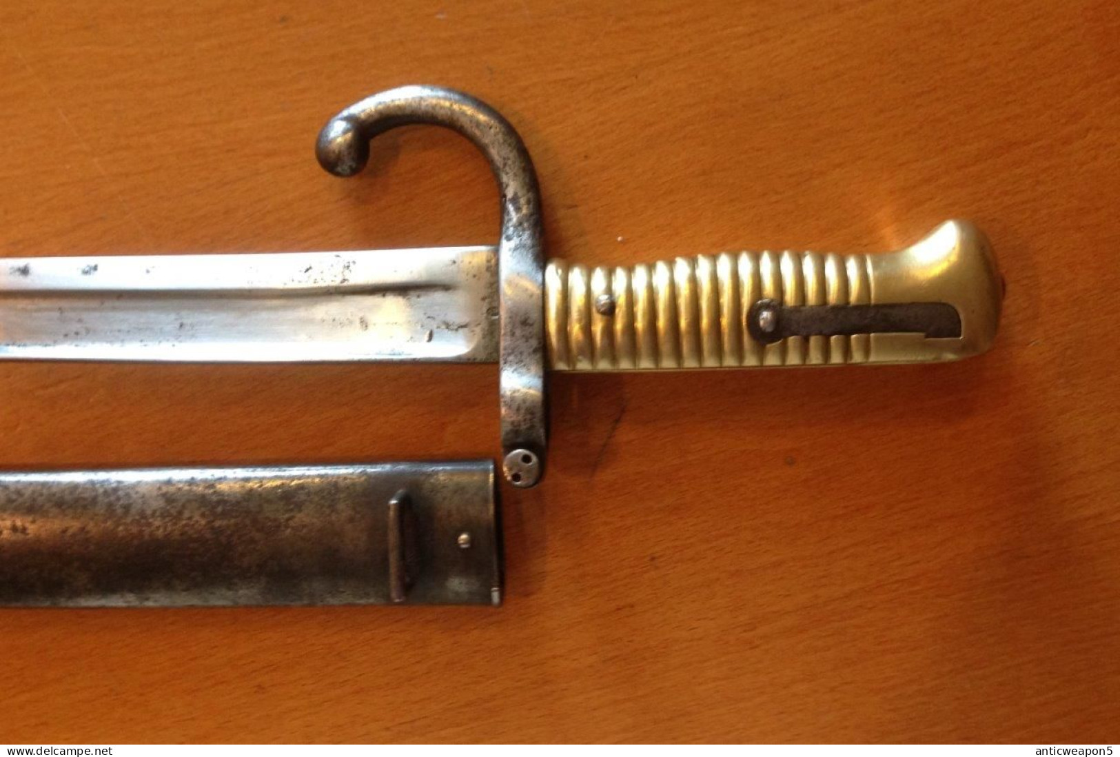 Baïonnette Pour Le Fusil Chasspot. France. M1866 (678) - Knives/Swords