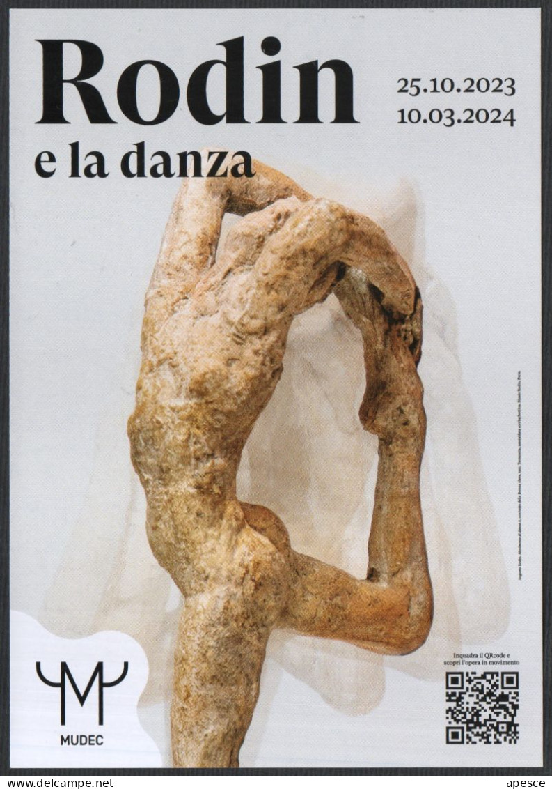 DANCE - ITALIA 2023 - MILANO MUDEC - RODIN E LA DANZA - PROMOCARD - I - Danse