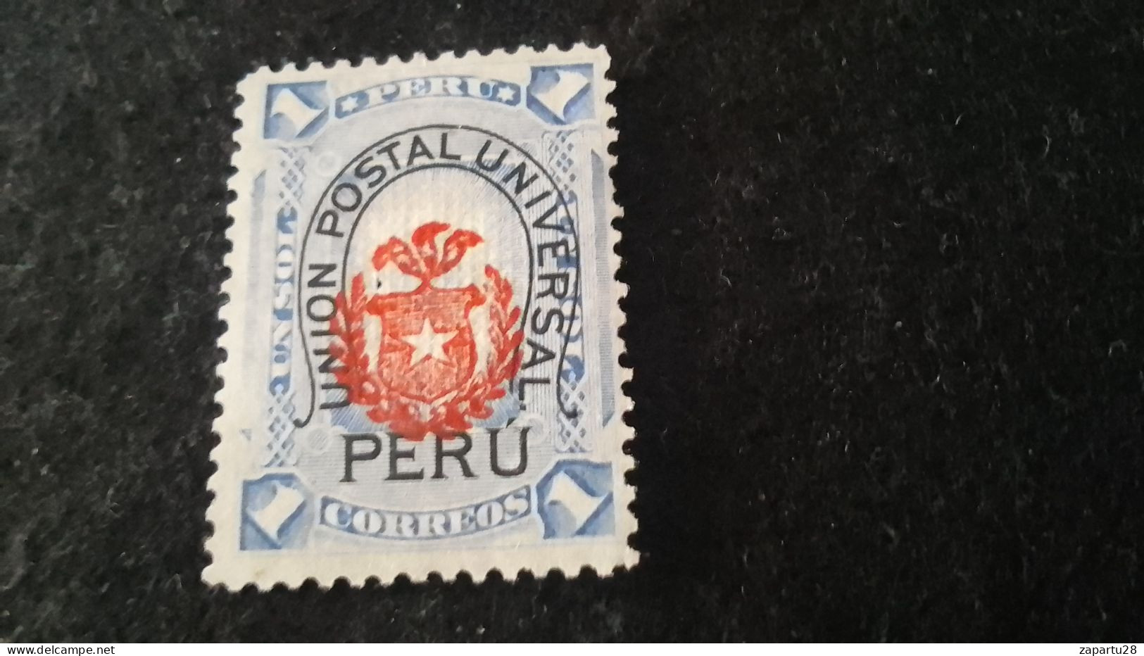 PERU- 1880--1900-   1 SOL      DAMGALI  SÜRSAJDA KAYMA VAR - Peru