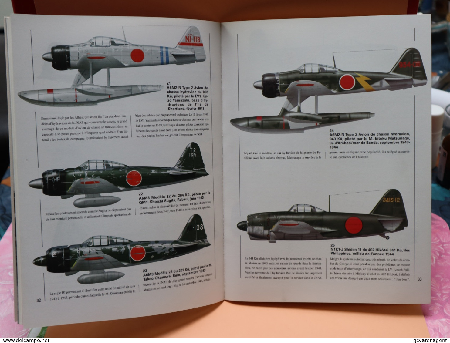 LES COMBATS DU CIEL - LES AS DE LA MARINE IMPERIALE JAPONAISE 1941 - 1945 - BELLE ETAT - 64 PAGES     2 IMAGES - Vliegtuig