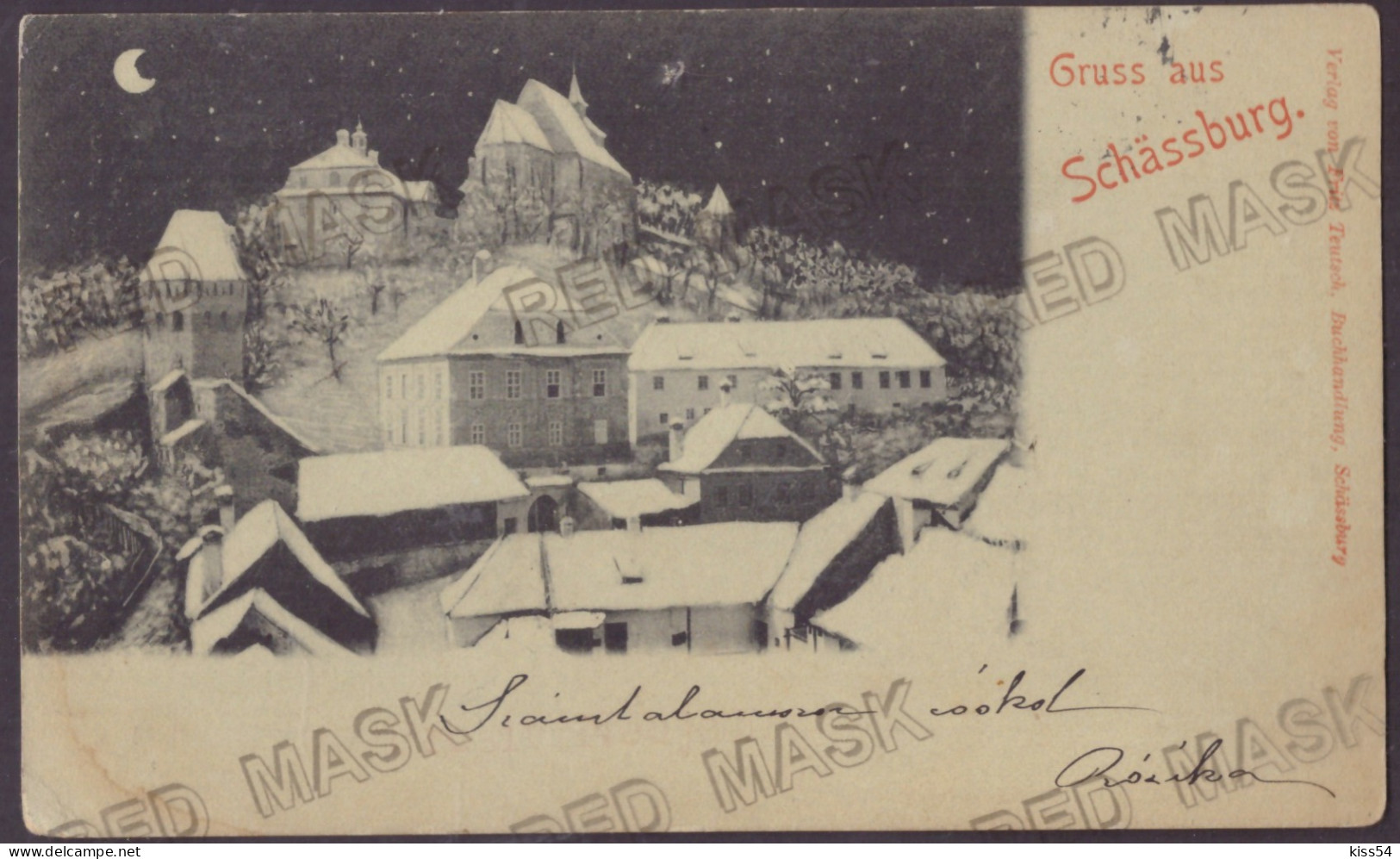 RO 999 - 22855 SIGHISOARA, Litho, Romania - Old Postcard - Used - 1899 - Rumänien