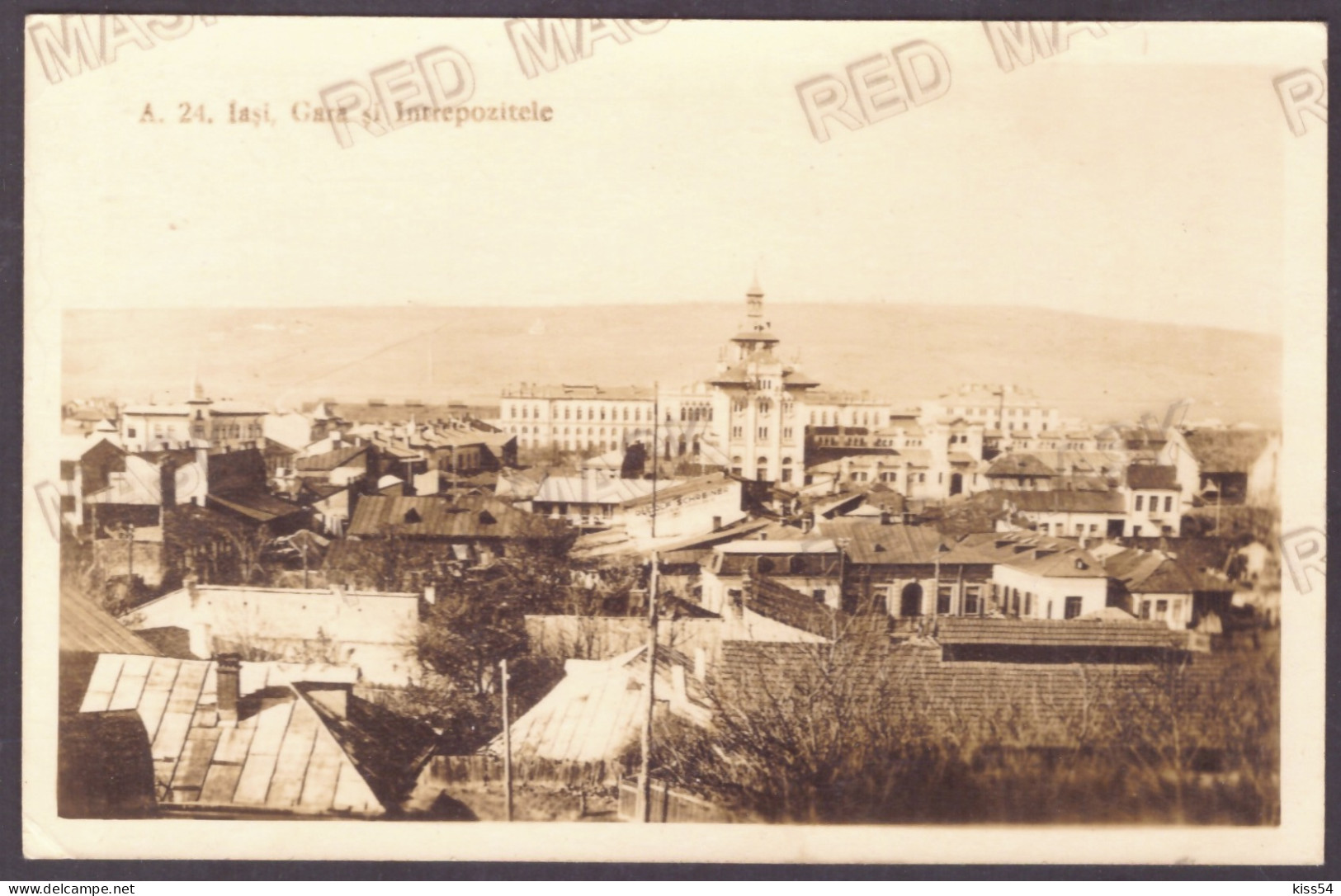 RO 999 - 24871 IASI, Gara, Panorama, Romania - Old Postcard, Real Photo - Unused - Roemenië