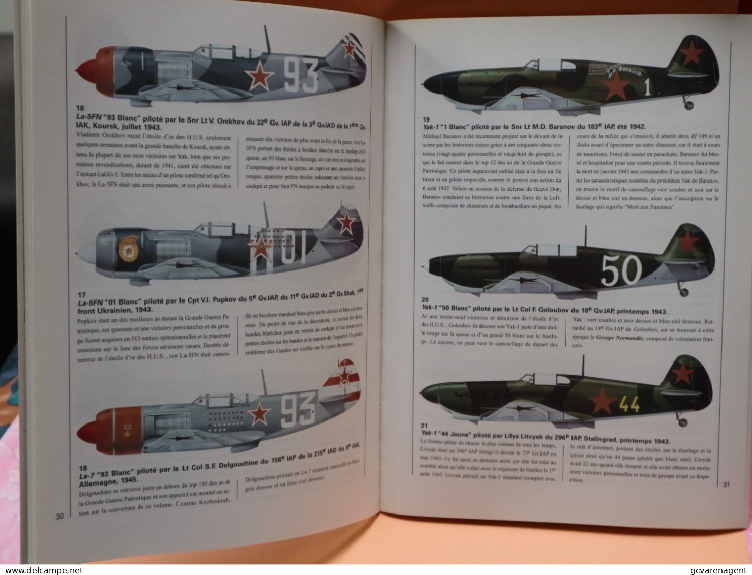 LES COMBATS DU CIEL - LES AS SOVIETIQUES DE LA SECONDE GUERRE MONDIALE - BELLE ETAT - 64 PAGES     2 IMAGES - Avion