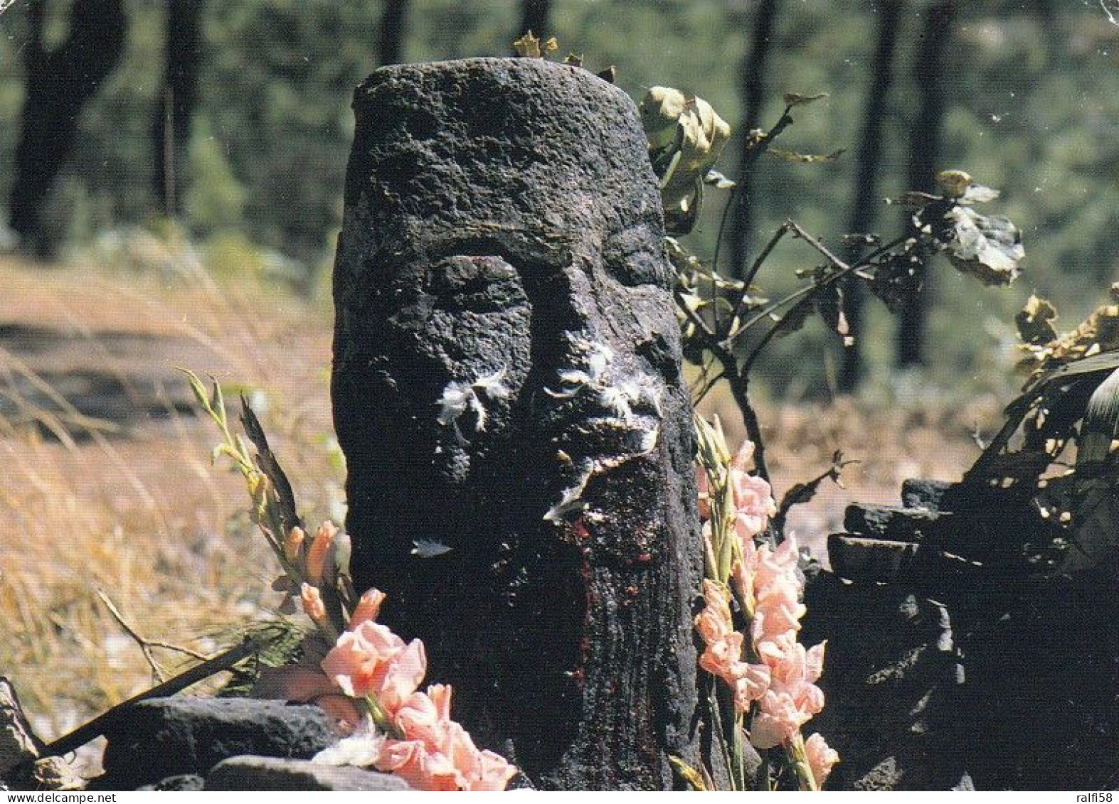 1 AK Guatemala * Pascual Abaj Bei Chichicastenango - Die Skulptur Aus Der Maya-Zeit Wird Noch Heute Verehrt * - Guatemala