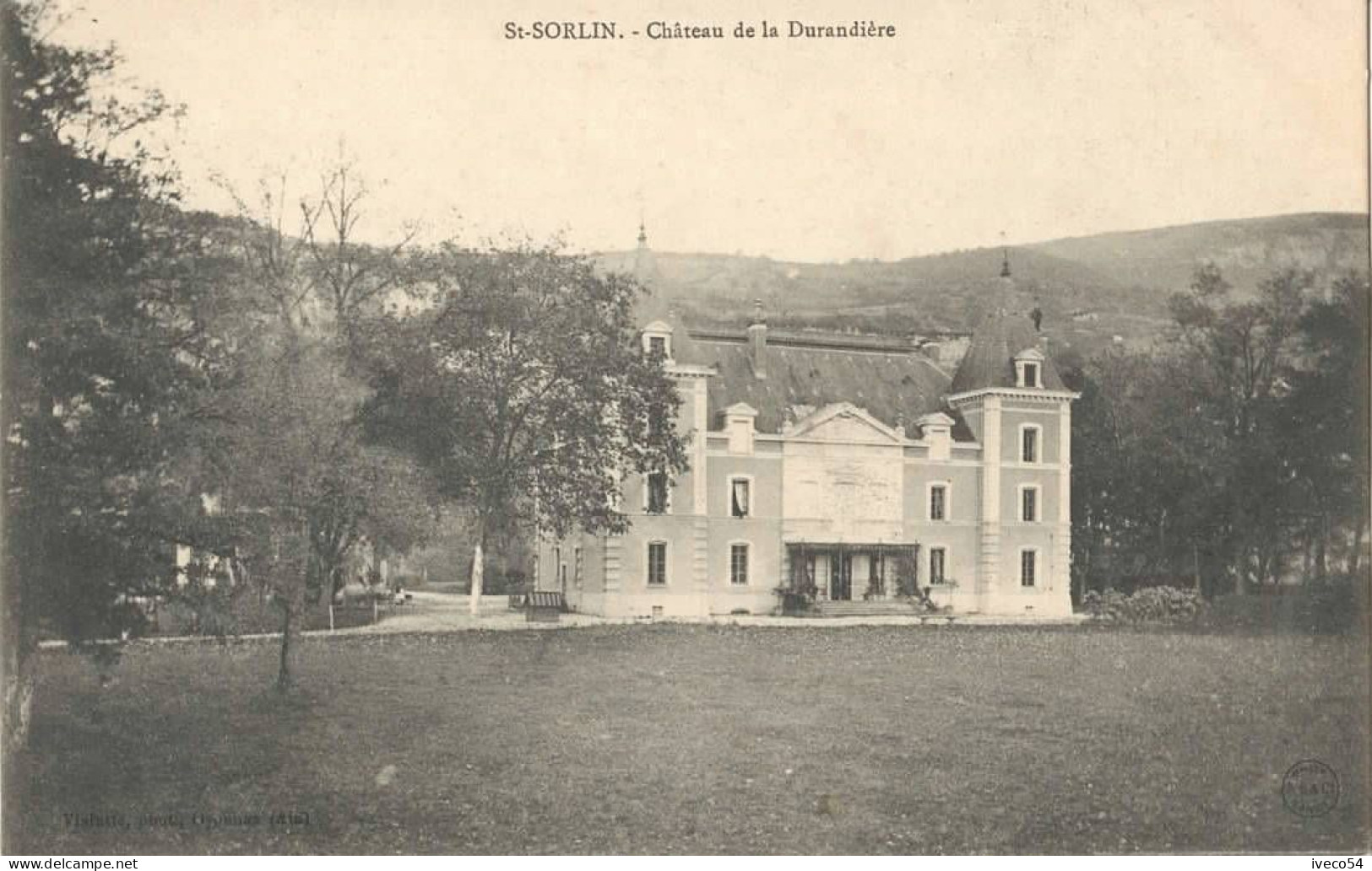 01 Saint Sorlin  En Bugey  Château De La Durandière - Belley