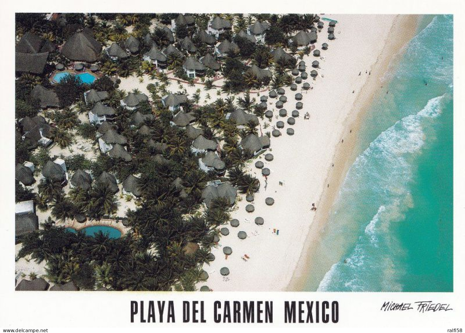 2 AK Mexiko * 2 Ansichten Von Playa Del Carmen Auf Der Halbinsel Yucatan Im Bundesstaat Quintana Roo * - Mexico