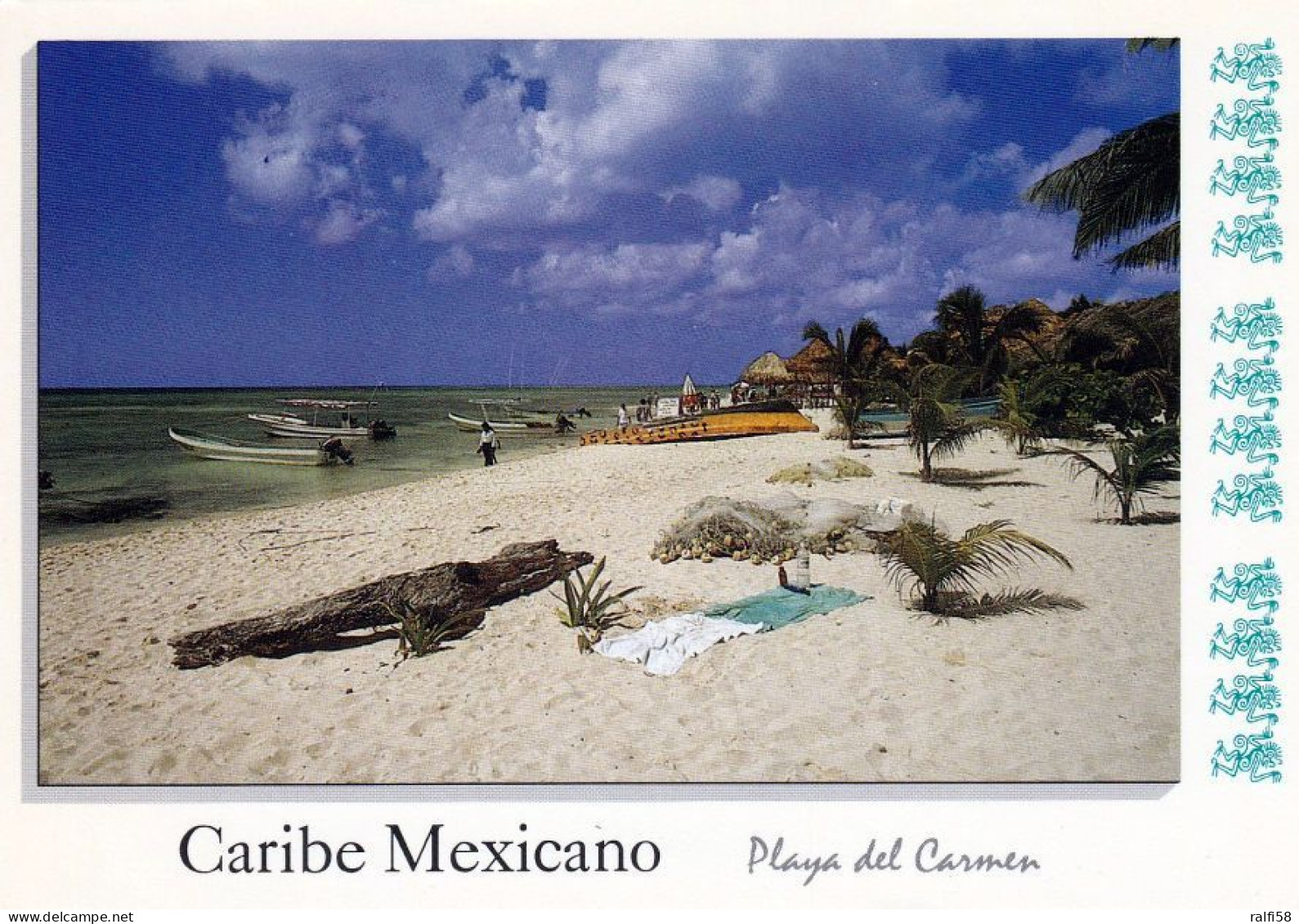 2 AK Mexiko * 2 Ansichten Von Playa Del Carmen Auf Der Halbinsel Yucatan Im Bundesstaat Quintana Roo * - Mexico