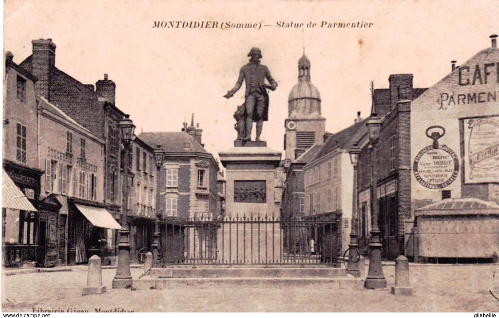80 - Somme -  MONTDIDIER - La Statue De Parmentier - Montdidier