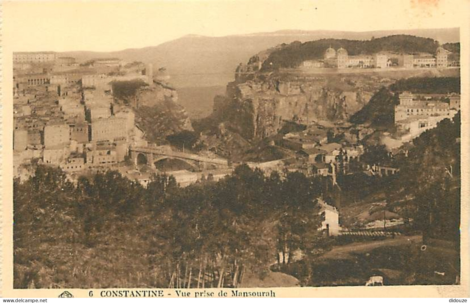 Algérie - Constantine - Vue Prise De Mansourah - CPA - Voir Scans Recto-Verso - Constantine