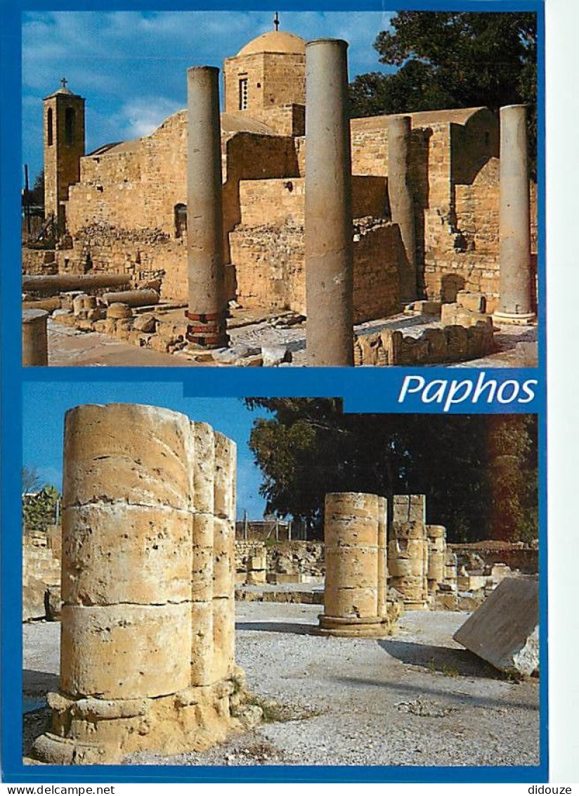Chypre - Cyprus - Paphos - Multivues - Antiquité - CPM - Carte Neuve - Voir Scans Recto-Verso - Chipre