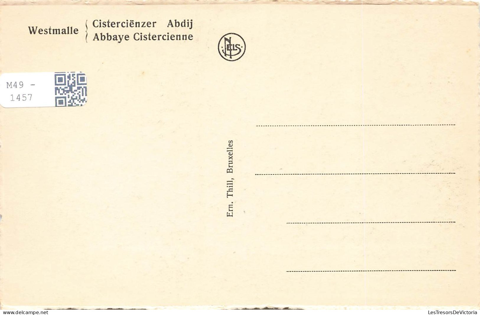 BELGIQUE - Kerkhof - Cimetière - Westmalle - Cistercienzer Abdij - Abbaye Cistercienne - Carte Postale Ancienne - Altri & Non Classificati