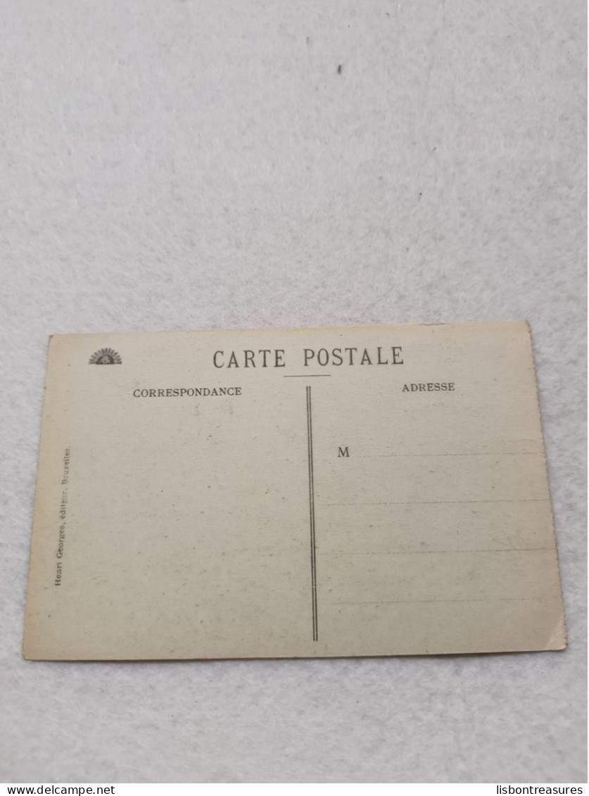 ANTIQUE POSTCARD BELGIUM OSTENDE - GARE CENTRALE TRAIN STATION UNUSED - Oostende