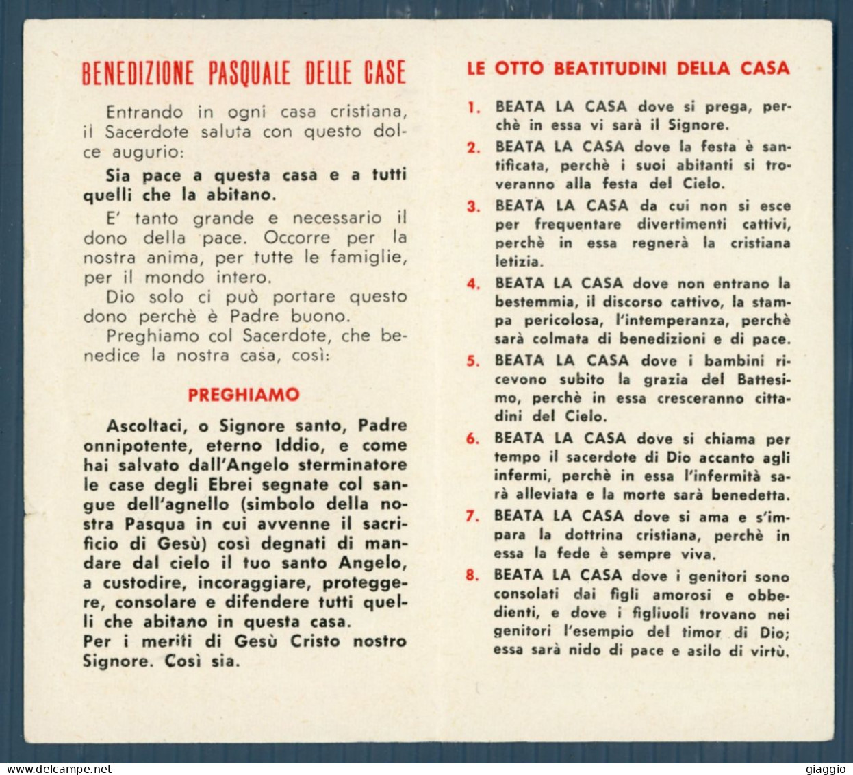 °°° Santino N. 8683 - Pasqua 1964 - Monselice °°° - Religione & Esoterismo