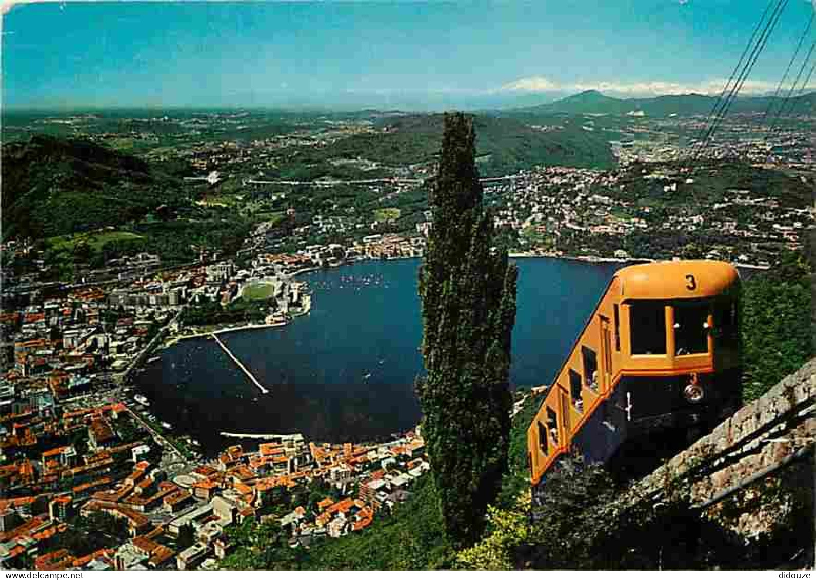 Trains - Funiculaires - Italie - Como - Brunate - La Funicolare - CPM - Voir Scans Recto-Verso - Funicular Railway