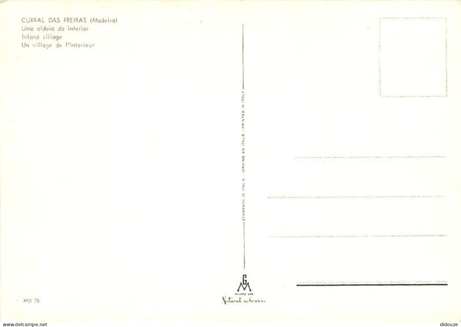Portugal - Madeira - Curral Das Freiras - Uma Aldeia Do Interior - Un Village De L'intérieur - CPM - Carte Neuve - Voir  - Madeira
