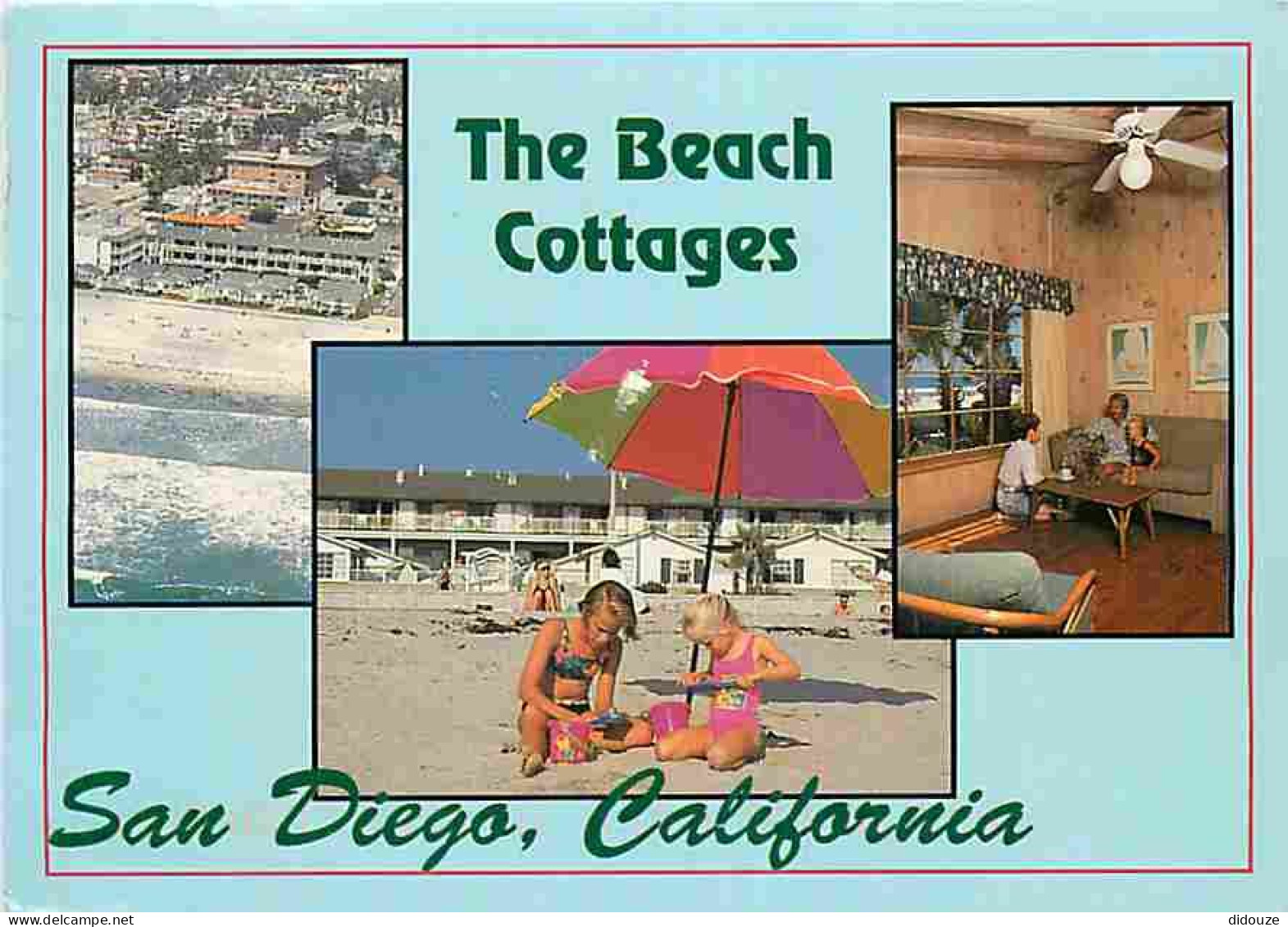 Etats Unis - San Diego - The Beach Cottages - Multivues - CPM - Voir Scans Recto-Verso - San Diego