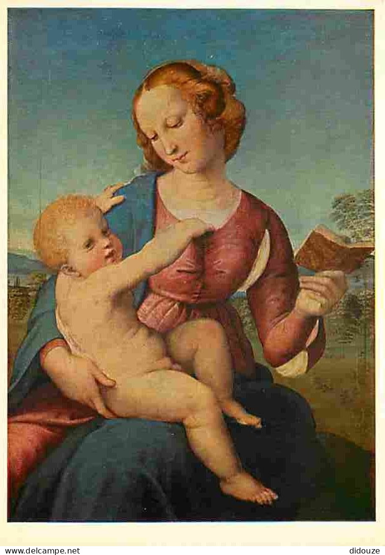 Peinture Religieuse - Raffaello Santi - Madonna Di Caro Colonna - CPM - Voir Scans Recto-Verso - Quadri, Vetrate E Statue