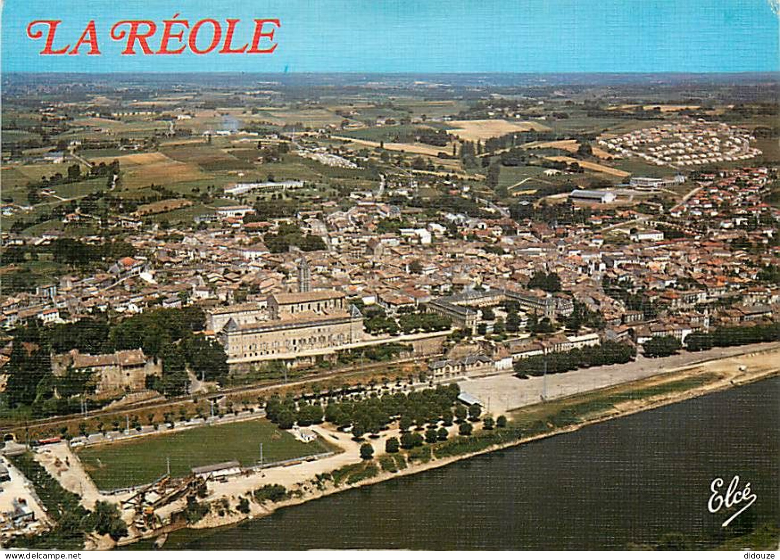 33 - La Réole - Vue Générale Aérienne De La Ville Au Bord De La Garonne - CPM - Voir Scans Recto-Verso - La Réole