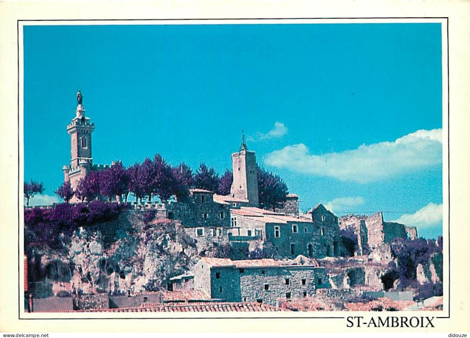 30 - Saint Ambroix - Rocher Du Dugas - Flamme Postale De Saint Ambroix - CPM - Voir Scans Recto-Verso - Saint-Ambroix