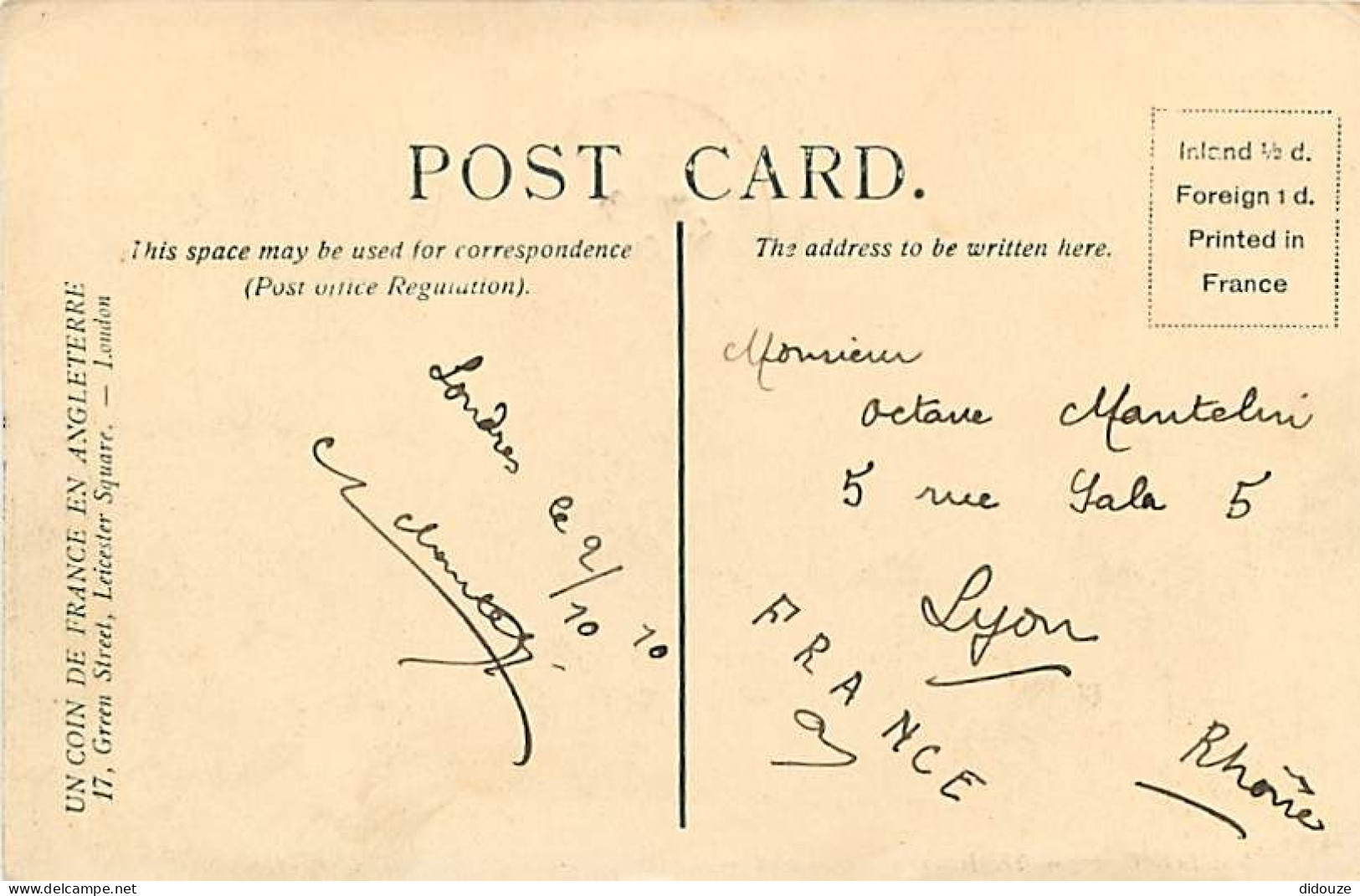 Pays - Royaume-Uni - London - Londres - The Houses Of Parliament - Animée - CPA - Oblitération Ronde De 1910 - Voir Scan - Houses Of Parliament