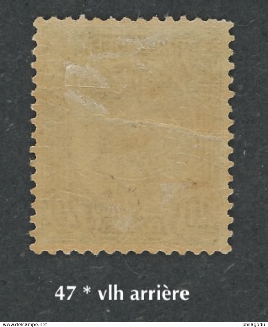 47 * Propre Charnière   BON Centrage  Cote 275 € + Centrage - 1884-1891 Leopold II