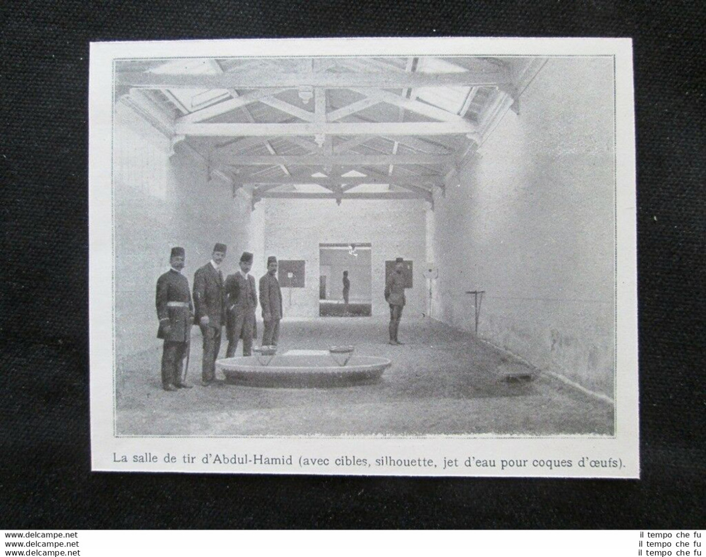 Fotografie D'Yildiz: La Sala Di Tiro Di Abdul Hamid Stampa Del 1909 - Autres & Non Classés