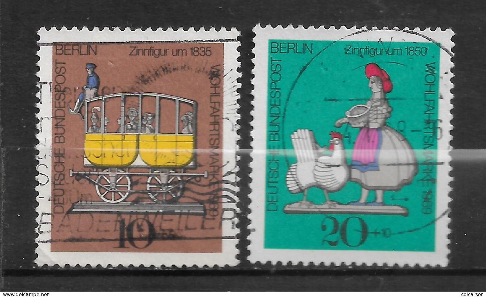 ALLEMAGNE  BERLIN  N°  318/19   " BIENFAISANCE " - Used Stamps