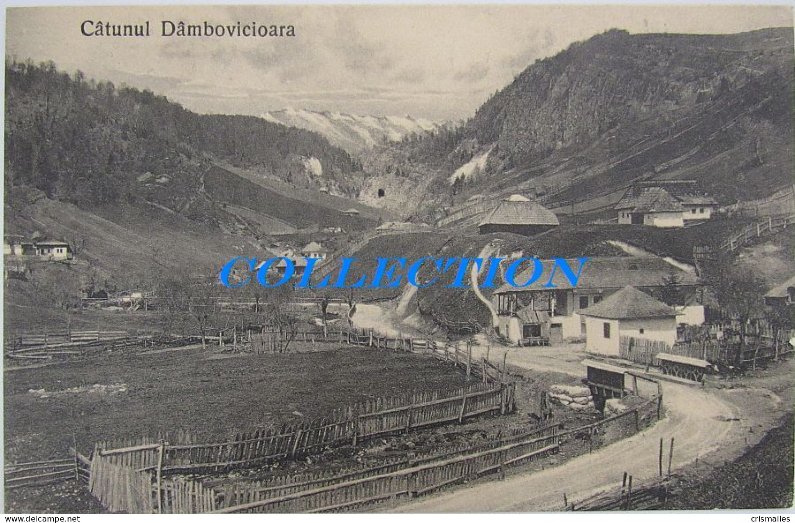 ARGES 1910, Catunul DAMBOVICIOARA, Vedere Generala, Rara Necirculata - Roemenië