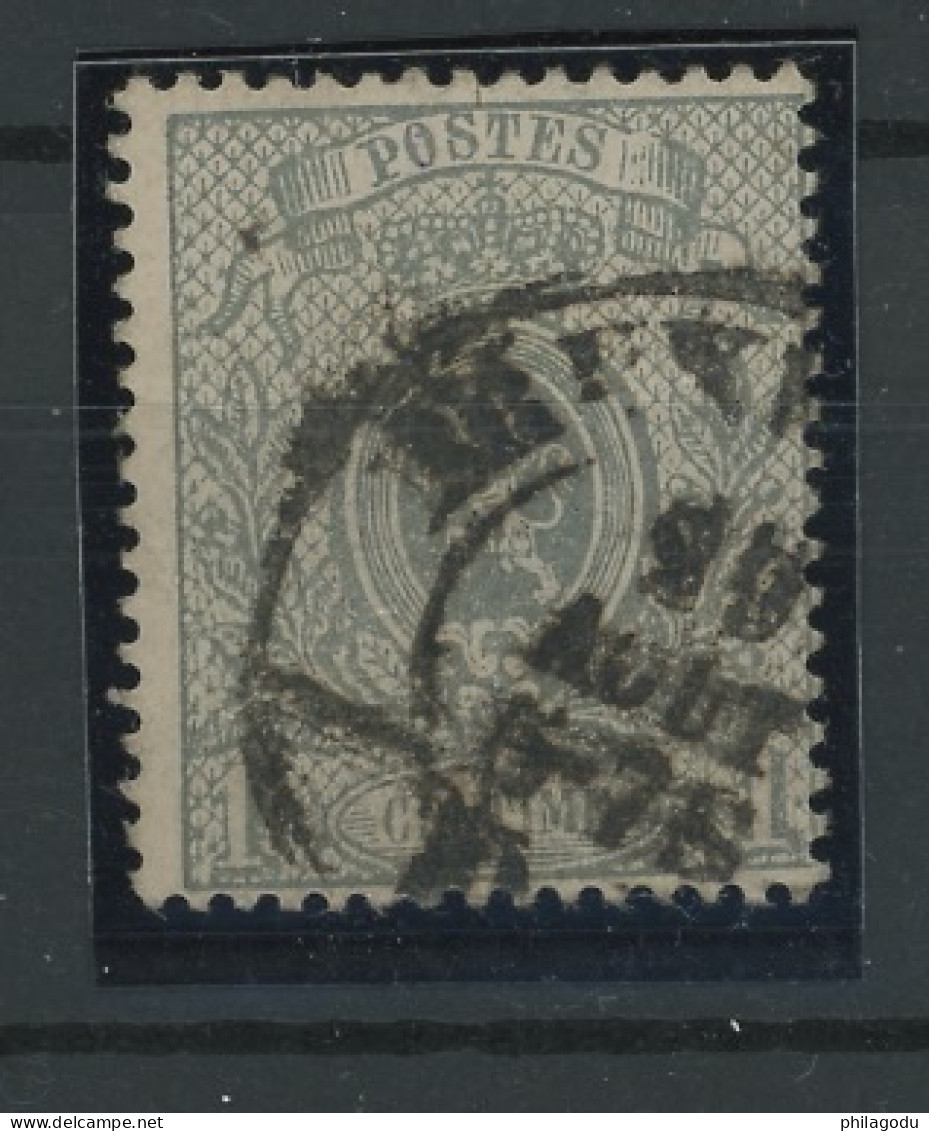 23Aa Ø Semble être Gris Bleu.    Cote 440 € - 1866-1867 Petit Lion (Kleiner Löwe)