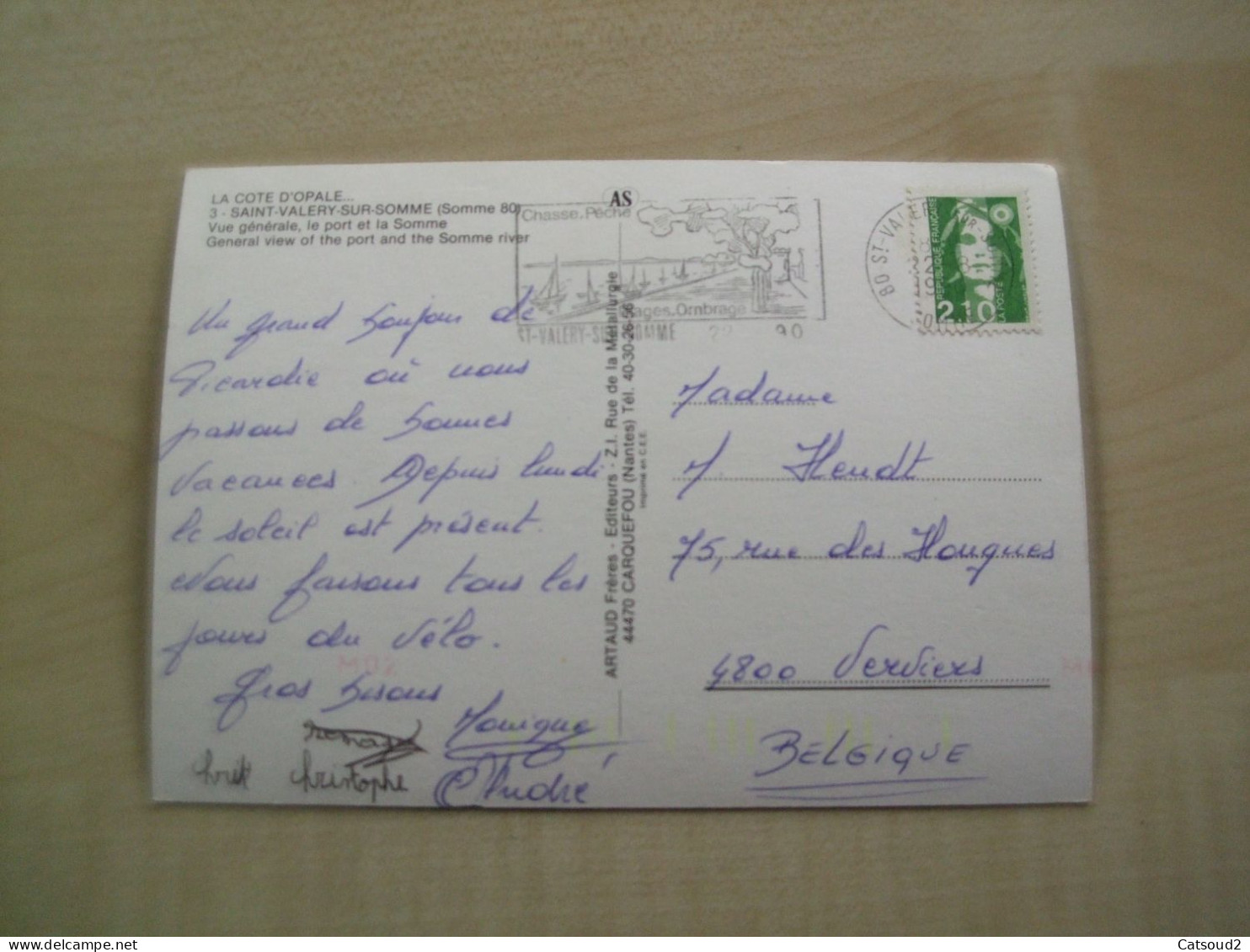 Carte Postale Ancienne SAINT VALERY SUR SOMME - Saint Valery Sur Somme