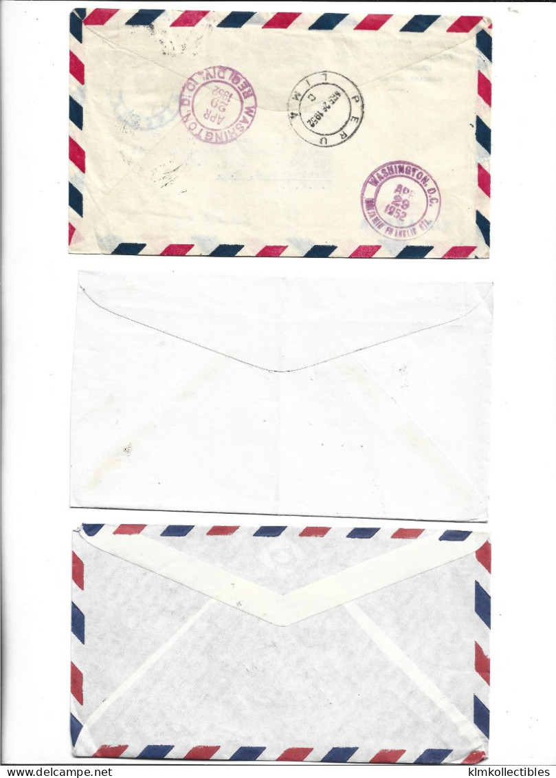 PERU - POSTAL HISTORY LOT 6 COVERS - AIRMAIL - Peru