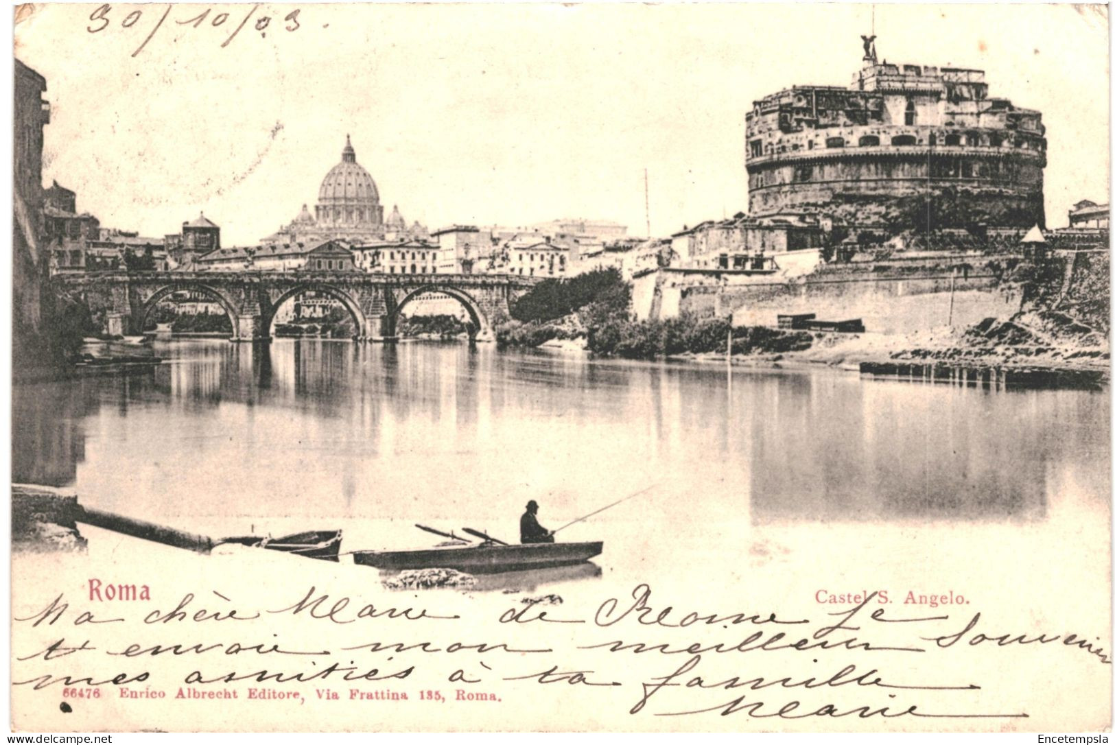 CPA Carte Postale Italie Roma Castel Sant. Angelo 1909  VM79023 - Castel Sant'Angelo