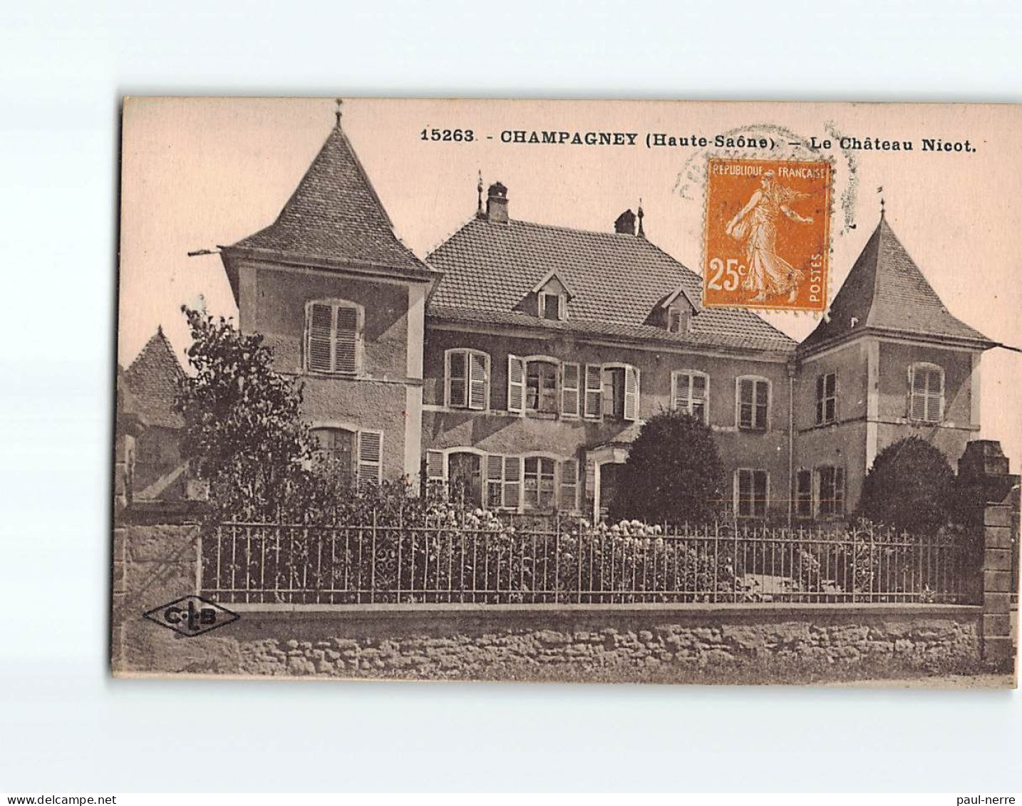 CHAMPAGNEY : Le Château Nicot - Très Bon état - Champagney