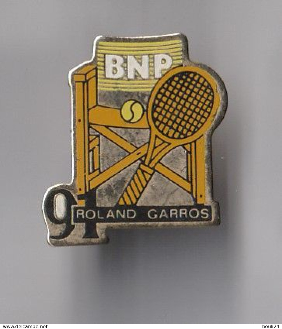 PIN'S THEME TENNIS  ROLAND  GARROS  SPONSOR  BNP - Tennis